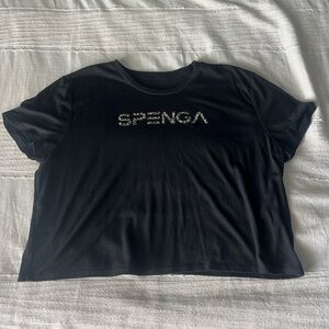 SPENGA Black T-Shirt